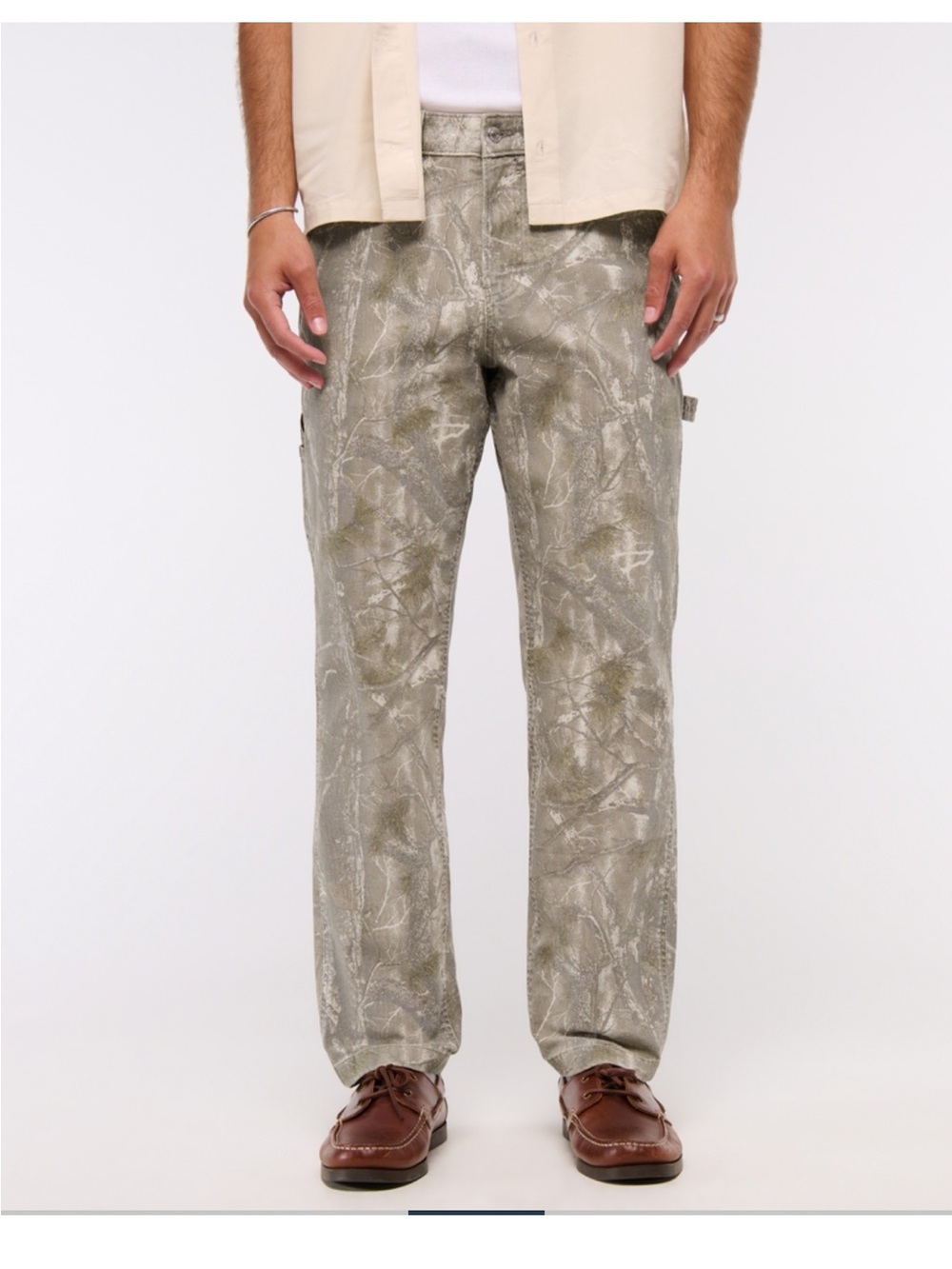 Abercrombie & Fitch Men's Athletic Loose Workwear Pants